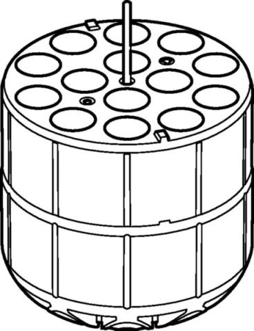 Adapter for 14 x 15 mL conical tubes (2x